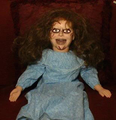 Regan MacNeil (from the 1973 film The Exorcist) ventriloquist dummy