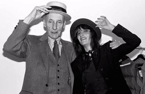 William Burroughs and photographer, Marcia Resnick