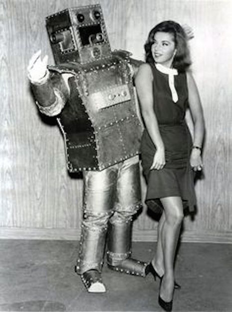 Robot dance party, 1950s