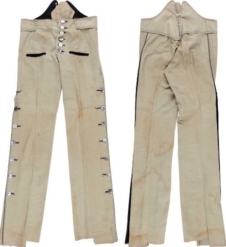 Sailor suit pants worn by Neal Smith during the Billion Dollar Babies tour in 1973