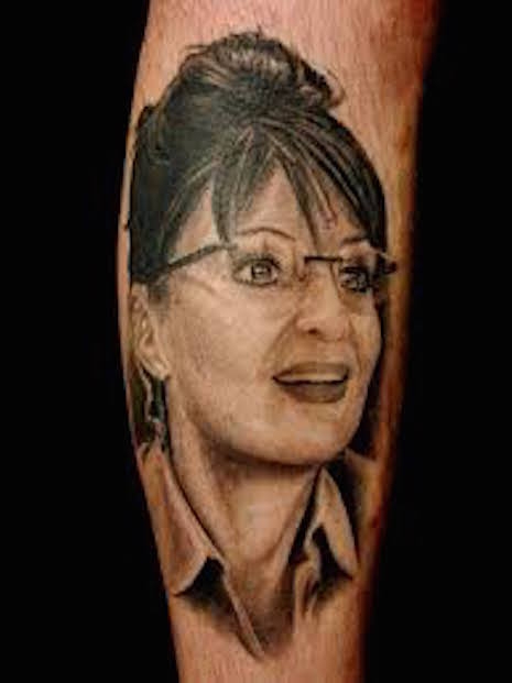 Sarah Palin tattoo
