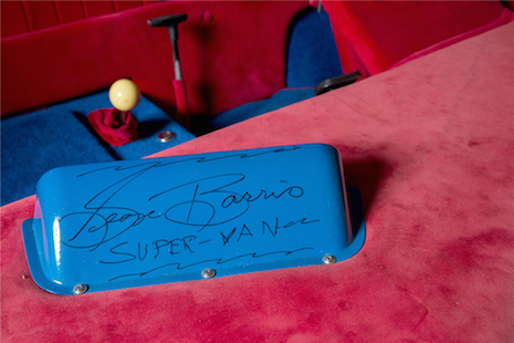 George Barris' signature inside the