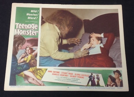 Lobby card for Teenage Monster, 1958