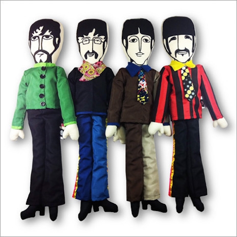 The Beatles plush toys