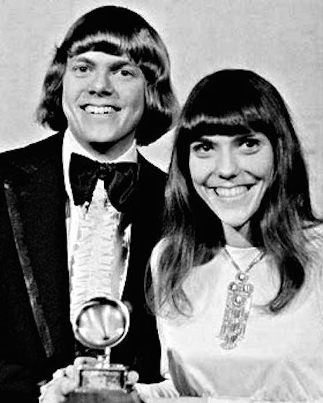 The self-titled album Carpenters in 1971 went platinum four times and earned the duo a Grammy award