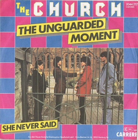A single for The Church's 1981 track, The Unguarded Moment