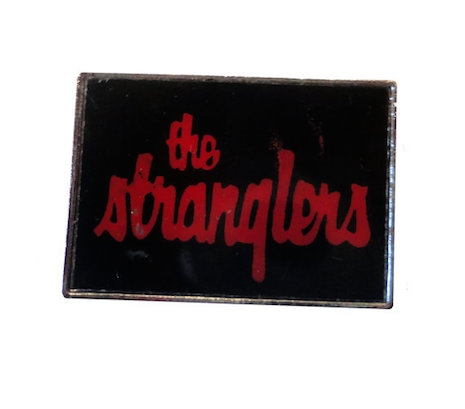 The Stranglers mirror badge, 1970s