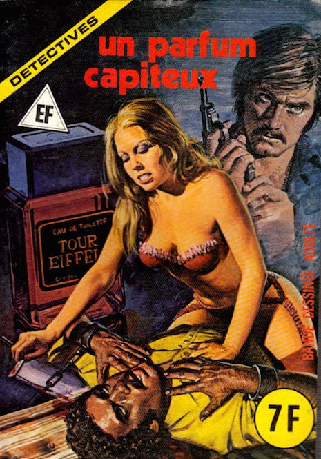 The cover to an adult comic from Italy, 1970s/1980s
