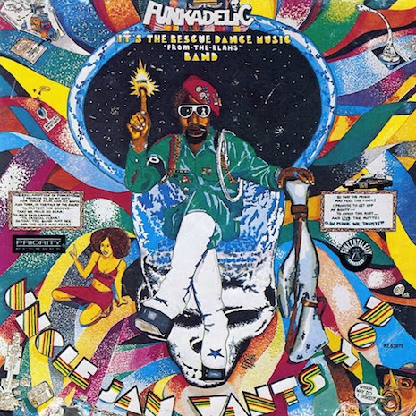 Artwork for the 1979 Funkadelic album, Uncle Jam Wants You by Pedro Bell