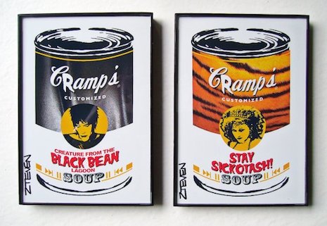The Cramps pop art soup cans by Zteven