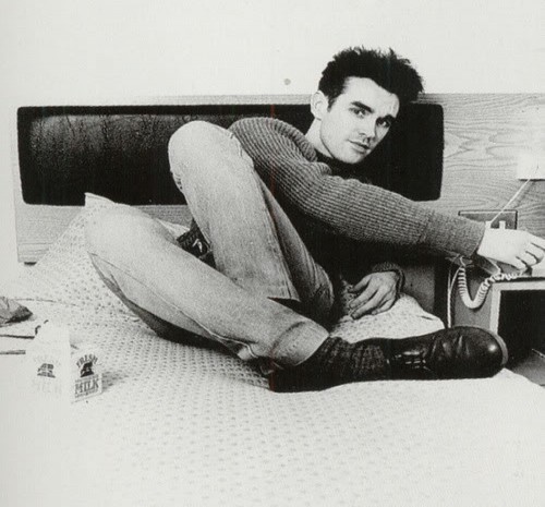 Morrissey in bed 1983
