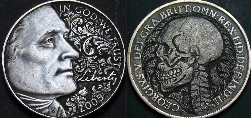 Splendor in the Cash: Incredibly intricate designs carved on coins
