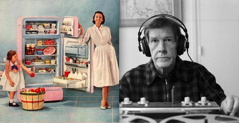 John Cage’s 4’33” performed on a refrigerator