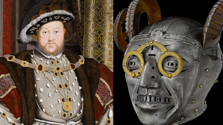 Henry VIII’s bizarre and grotesque ‘Horned Helmet’