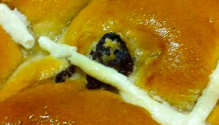 Just in time for Easter: Jesus returns on a hot cross bun