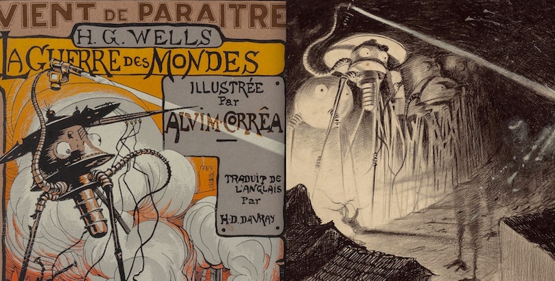 Science fiction in its infancy: Fantastic illustrations for ‘The War of the Worlds’ from 1906