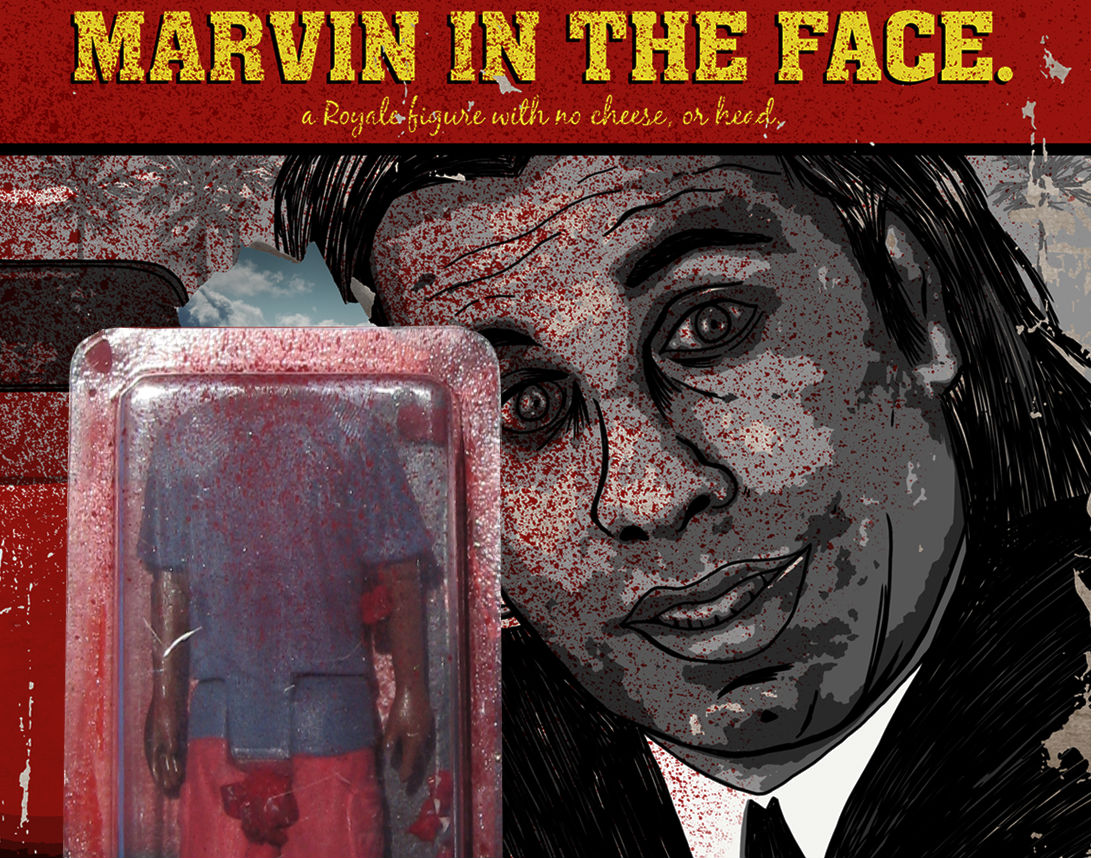 ‘Oh man, I shot Marvin in the face’ action figure
