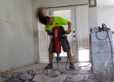 Death metal construction worker