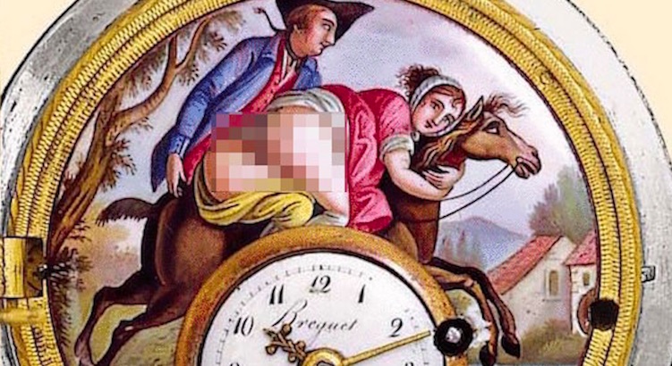 Objects of Desire: Vintage erotic pocket watches (NSFW)