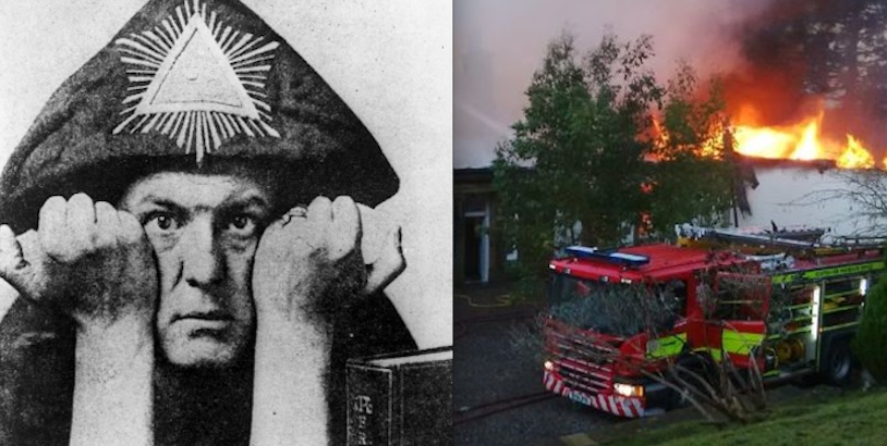 Fire destroys Aleister Crowley’s former home Boleskine House
