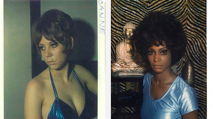 Vintage stripper audition Polaroids from the 60s and 70s