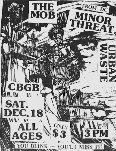This is Hardcore: Minor Threat live at CBGB, 1982