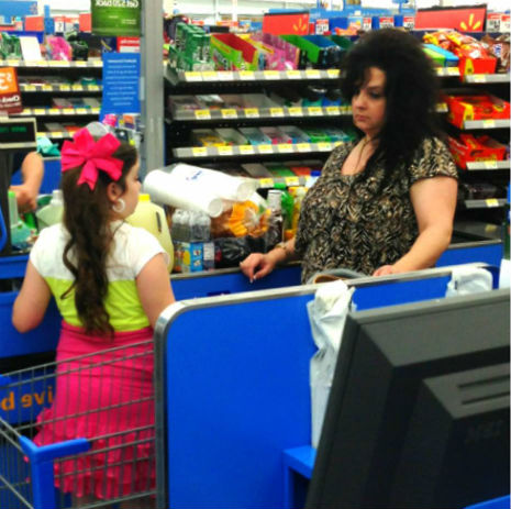 Female Trouble! Divine’s Dawn Davenport spotted shopping at Wal-Mart