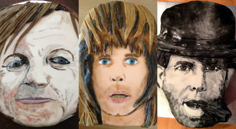 Mark E. Smith, Morrissey, Tom Waits, Barbra Streisand and ‘Spinal Tap’ face cakes