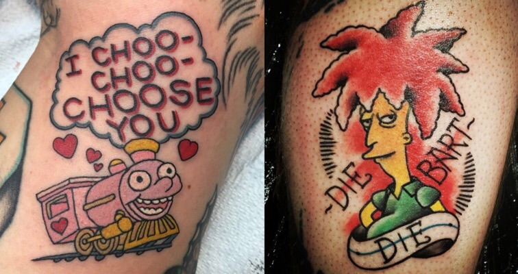 ‘The Simpsons Tattoo’ collects the very best Springfield-inspired body art