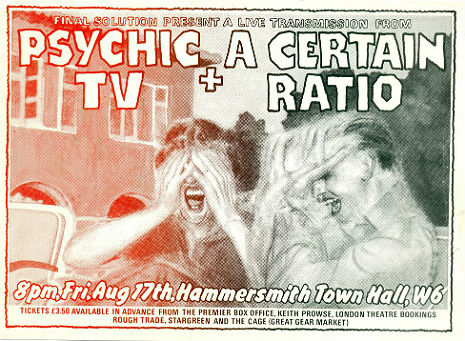 Live Evil: Psychic TV at Hammersmith Townhall, 1984