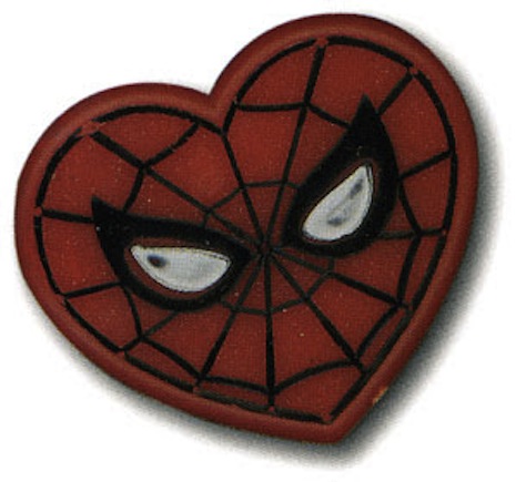 Spider-Man wedding pin