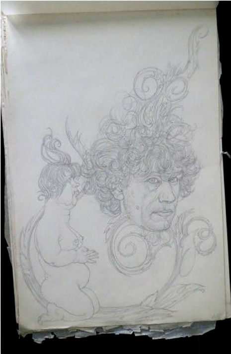Austin Osman Spare: Chaos Magic icon’s 1925 ‘Automatic Drawings’ sketchbook on eBay