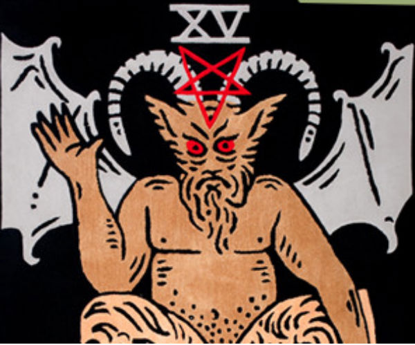 Devil Tarot Card, Cthulhu, Ouija Board and Critical Hit area rugs
