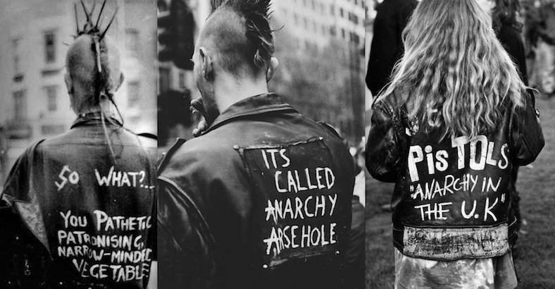 ‘It’s Called Anarchy Arsehole’: The art of the punk black leather jacket