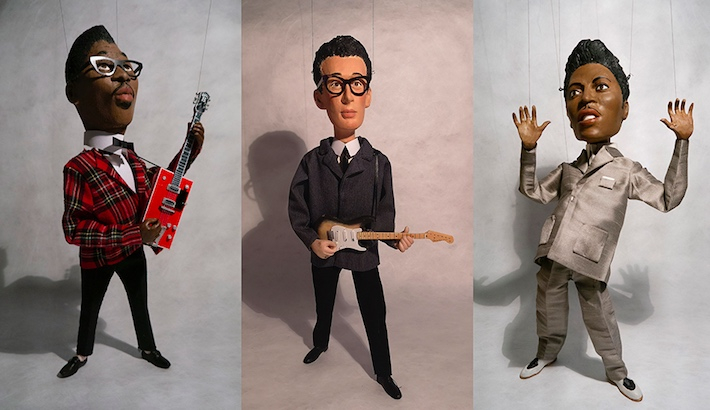 Your favorite rock ‘n’ roll, country and R&B legends as marionettes