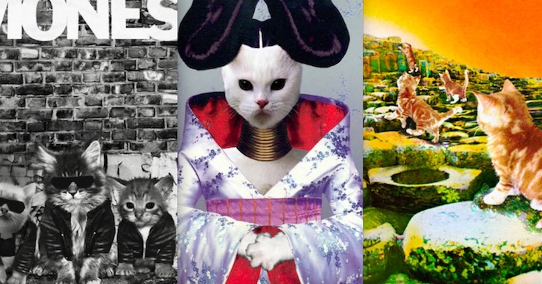 Back cat-a-log: Classic album covers ‘purrfectly’ re-imagined with kittens