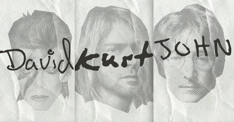 In their own write: Fonts made from the handwriting of David Bowie, Kurt Cobain, John Lennon & more