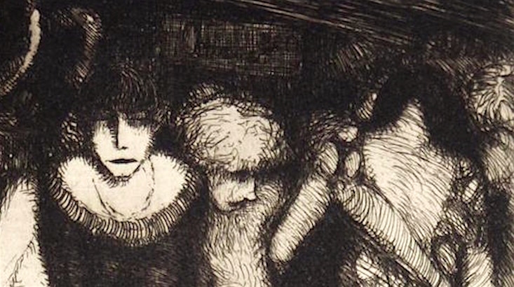 Dark Desires: The erotic etchings of Frans de Geetere (NSFW)