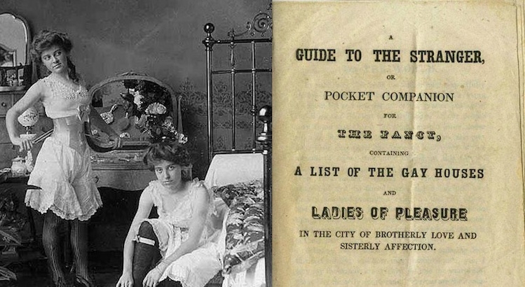 ‘A List of the Gay Houses and Ladies of Pleasure’: Vintage brothel guide to Philadelphia from 1849