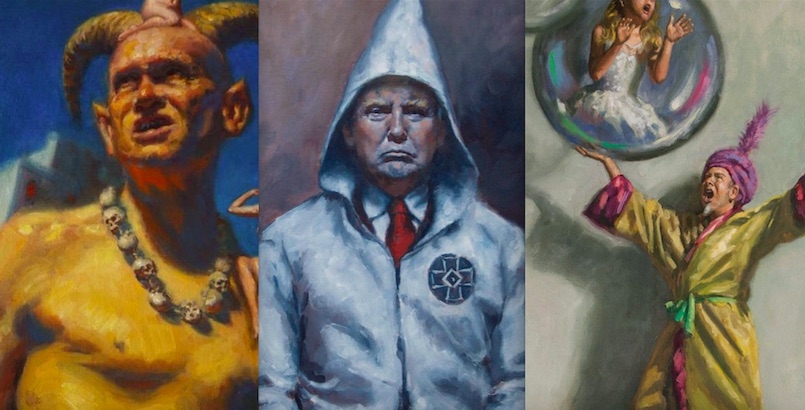 Monsters, Demons, Devils, and Donald Trump: The art of Dave Lebow