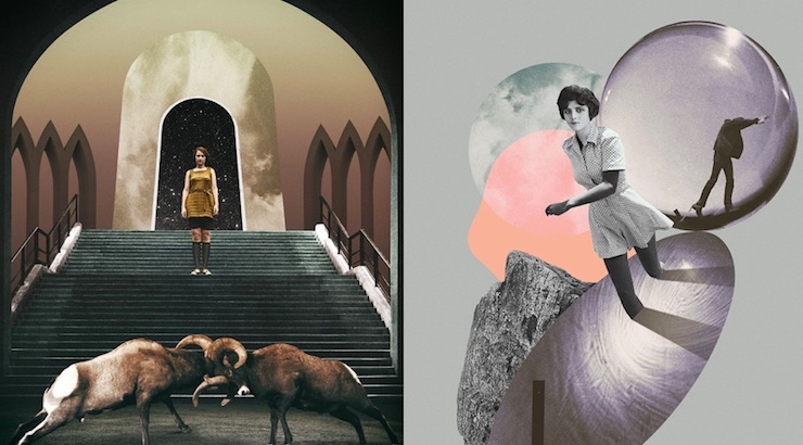 Myths of the Near Future: The collage artwork of Julien Pacaud (NSFW)