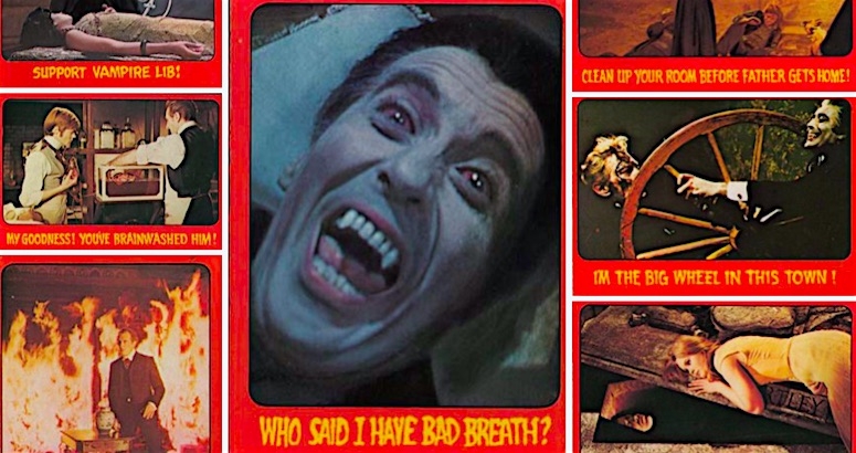 Hammer Horror Rare 'Behind the Screams' Selection of Chase Trading Cards