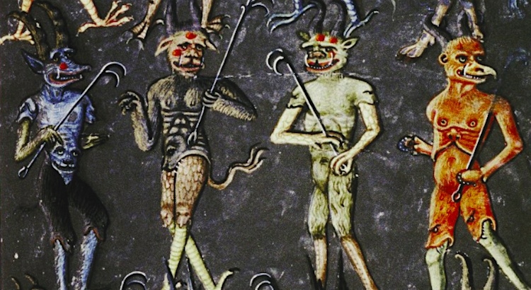 Diabolical images of Hell and its demons from the 15th Century