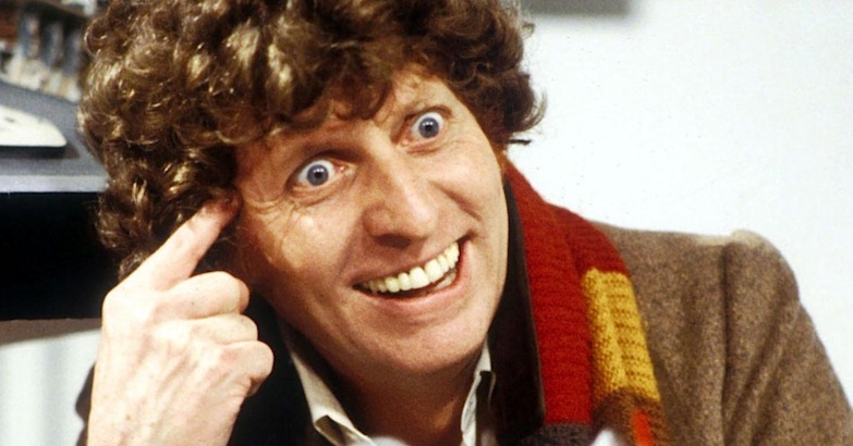 Doctor Who’s Tom Baker hilariously loses his shit during a voice-over recording session