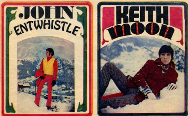 Groovy vintage pics of The Who on the ski slopes