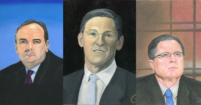People in prison painting white collar criminals who should be
