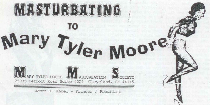 ‘The Masturbating to Mary Tyler Moore Society’ is a real thing