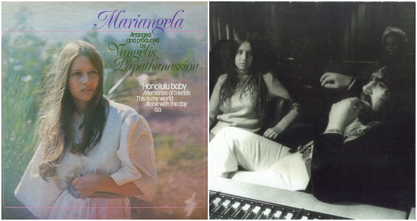 Thirteen-year-old Mariangela and her adventurous pop album, produced by Vangelis, 1975