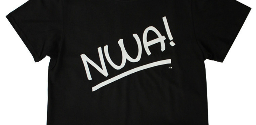 Straight Outta Carlstadt: The N.W.A.-Neu! mashup T-shirt