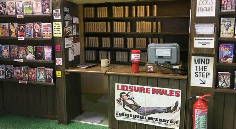 This man created a miniature video store because he misses the 90s so much